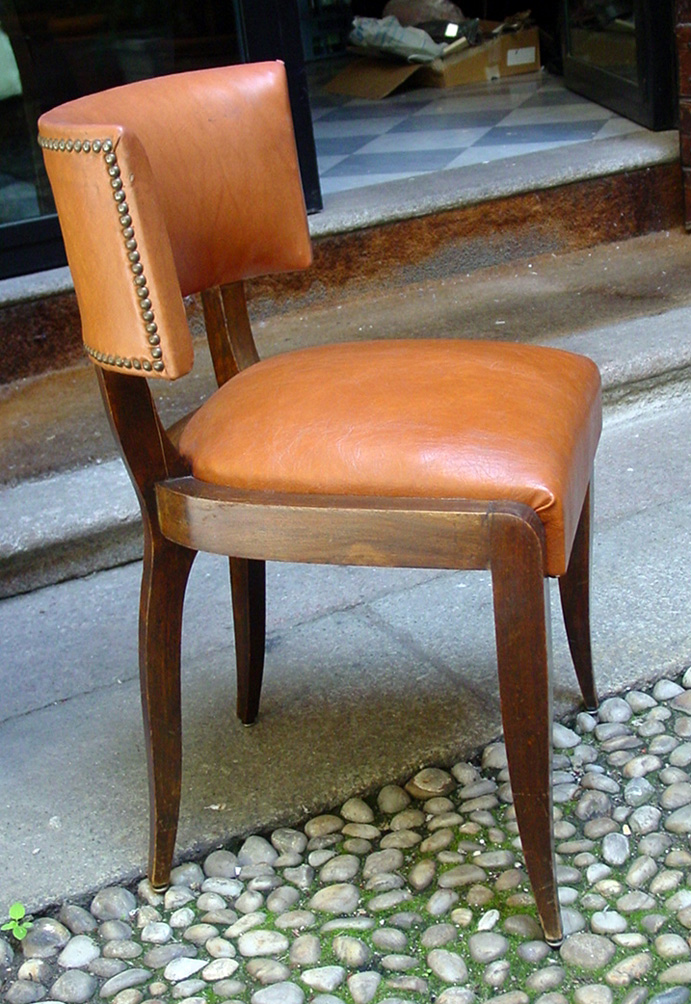 8 sedie Vintage Curvo schienale del XX Secolo Pezzo di storia autentico - Robertaebasta® Art Gallery opere d’arte esclusive.
